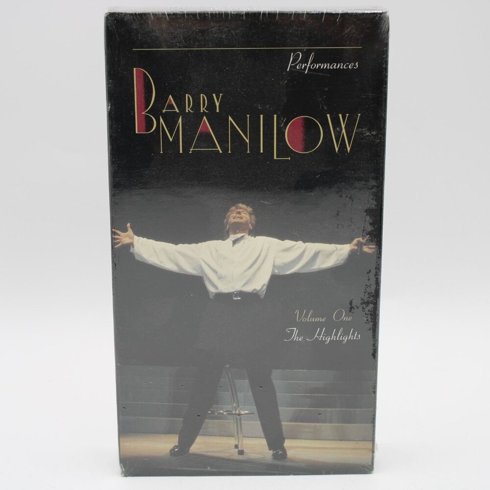 Barry Manilow Performances Volume One The Highlights VHS 1992 6 West 8714-3